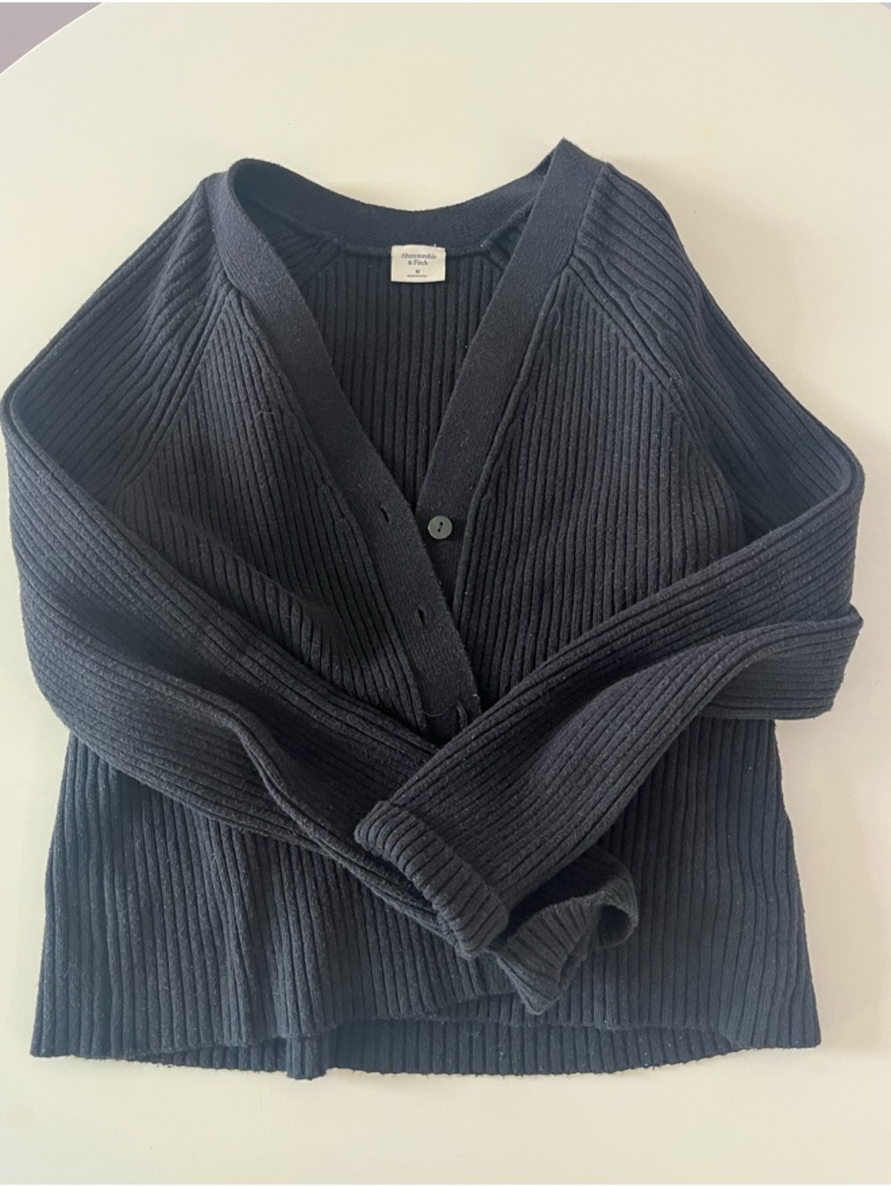 Abercrombie & Fitch Ribbed Cardigan Size M